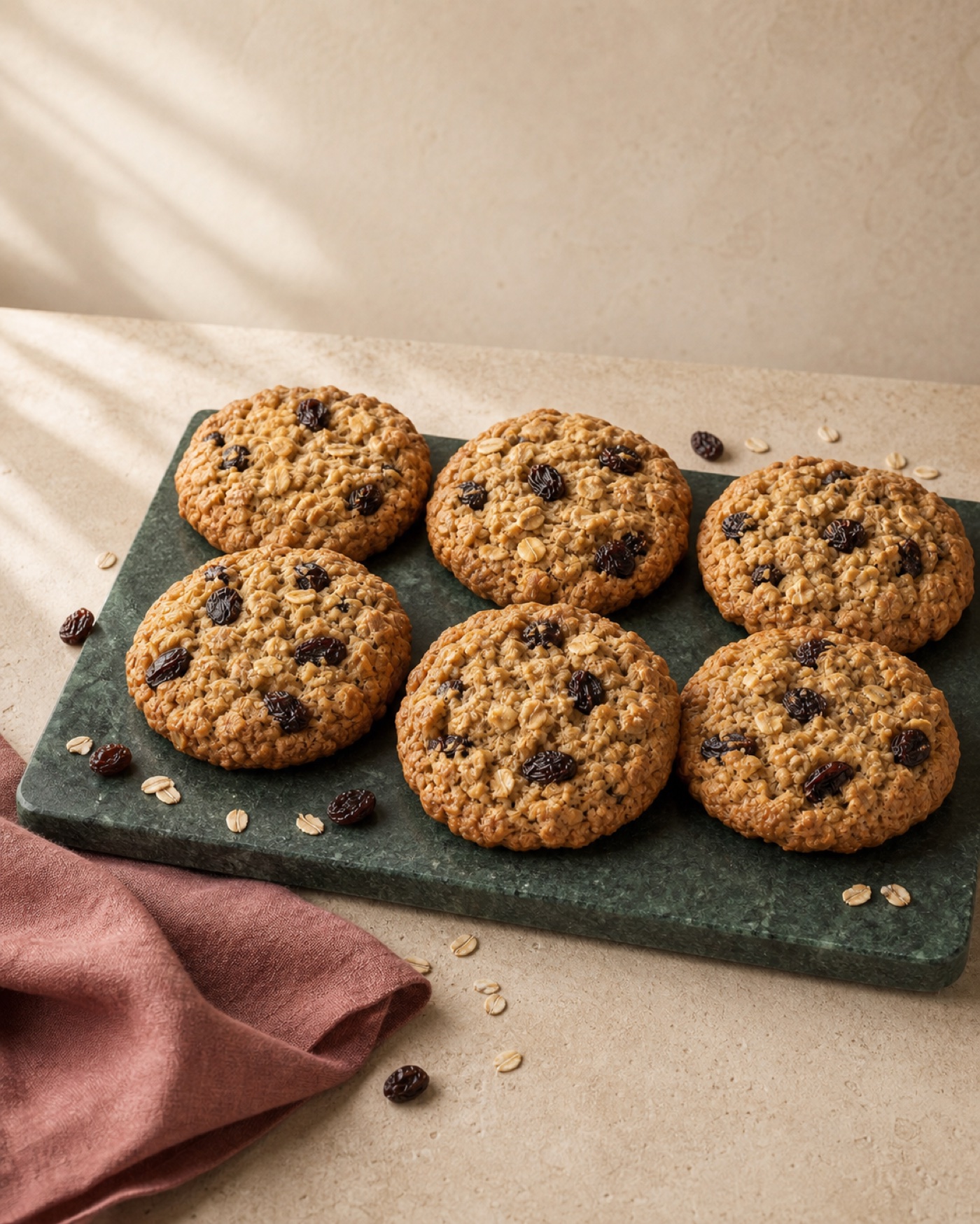 Galletas de avena y pasas